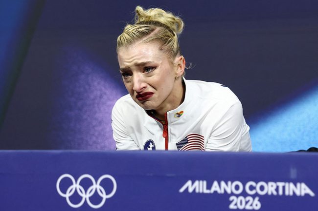 フィギュア女子ショートプログラム13位 アンバー・グレンは涙した