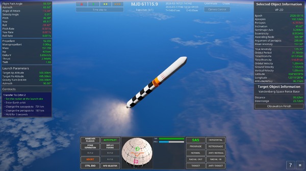 自分だけの宇宙船を作り打ち上げる宇宙船軌道シム『Keplerian Space Discovery』体験版を配信中。ゲーム序盤をわかりやすく体験