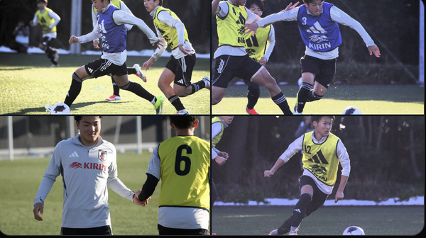【写真特集】U-16日本代表がポルトガル遠征前に直前練習、紅白戦。梶山、礒部らFW陣(8枚)
