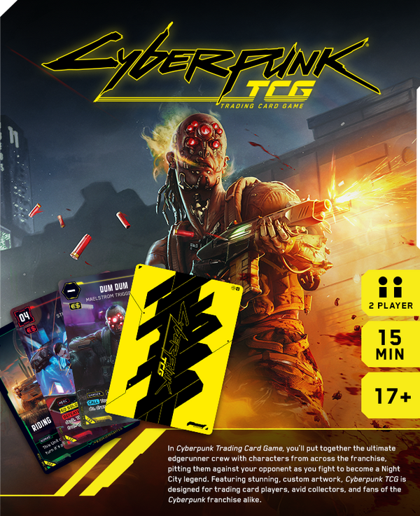 『サイバーパンク』公式TCG「Cyberpunk Trading Card Game」Kickstarter開始5分で目標達成！ストレッチゴールも次々と追加、現在は16億円に向けて進行中