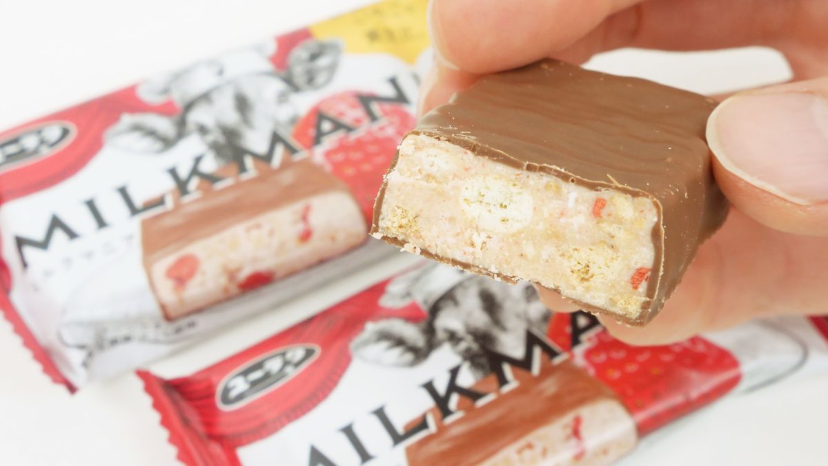 濃厚で上品なミルクの味わいに甘酸っぱいいちごの風味がマッチする有楽製菓「ミルクマニアいちご」試食レビュー