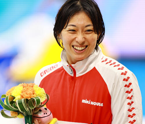 【競泳】35歳の鈴木聡美、女子100ｍ平泳ぎ貫禄Ｖ「後半は絶対負けないと思って泳いだ」