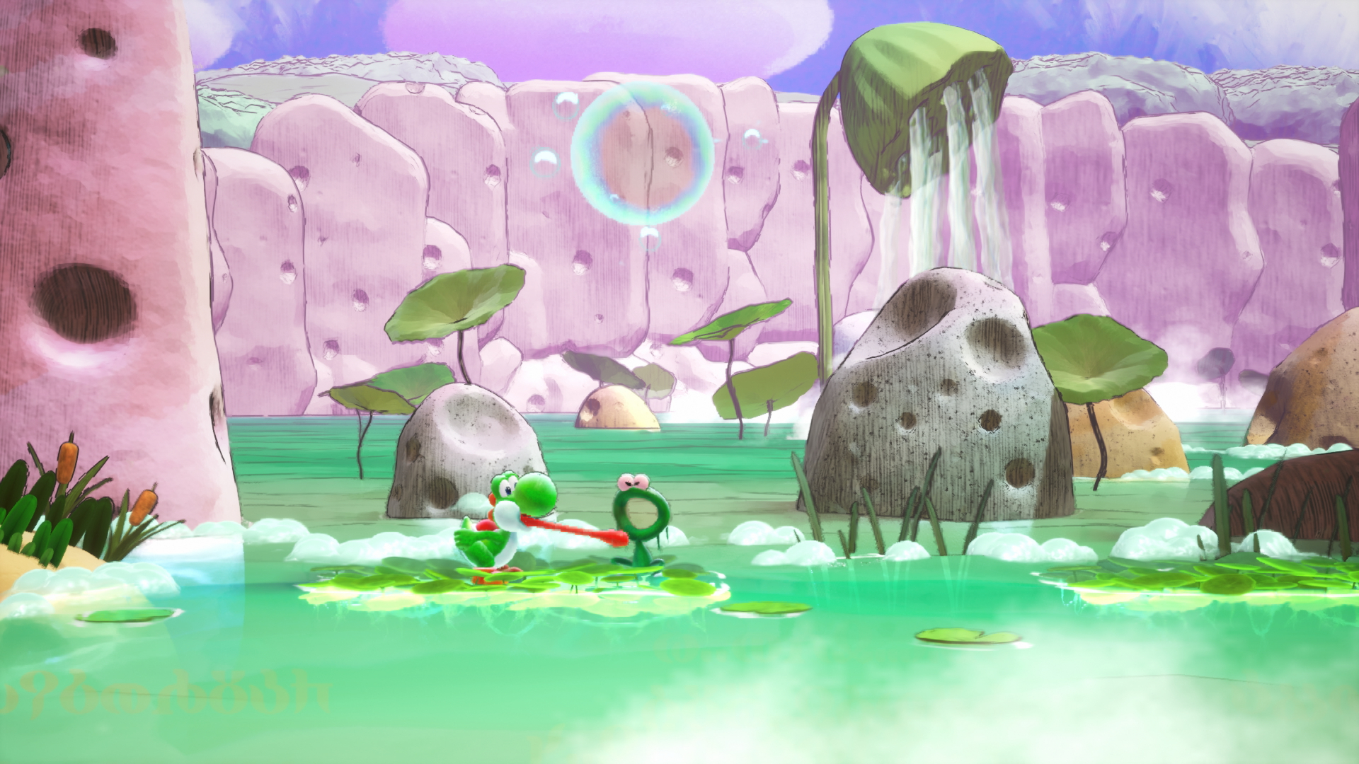 ヨッシーが主役の2Dアクション「ヨッシーとフカシギの図鑑」の発売日が5月21日に決定！映像ではクッパJr.の姿も