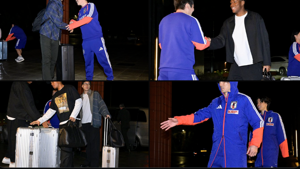 三笘&彩艶ら森保Jが順次グラスゴー入り!! 疲労考慮で24日始動、冨安健洋の予定変更などアクシデントも…