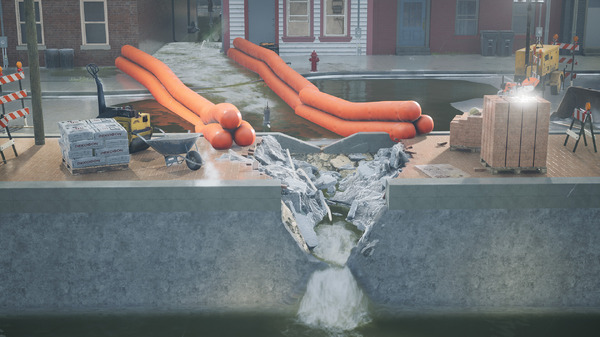 浸水対策シム『DrainSim』Steamにて“非常に好評”スタート。時間帯、地形などを考慮し市街を水没危機から救おう