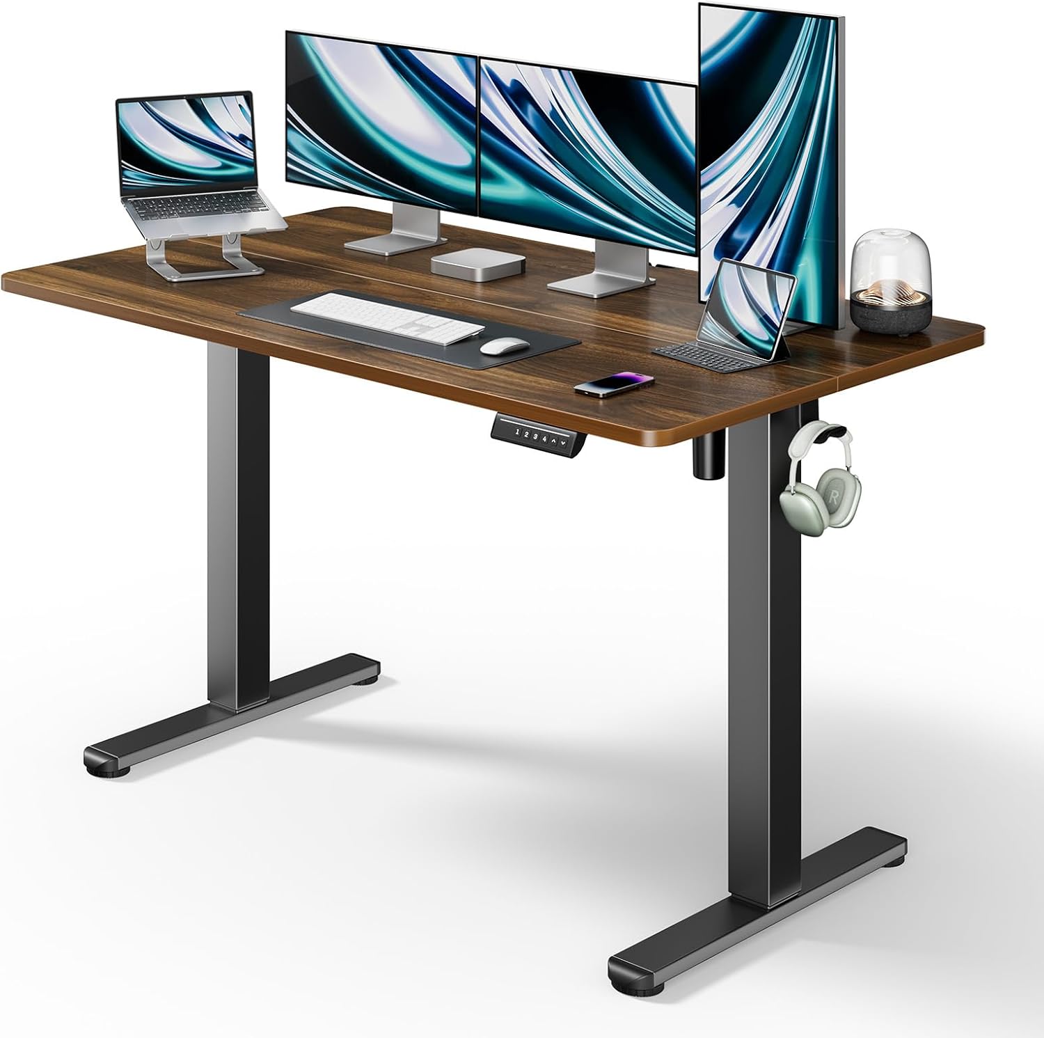 【Amazonセール】Marsailのワンタッチ電動タイプ昇降デスクがお買い得4パターンの高さ設定メモリー機能を搭載