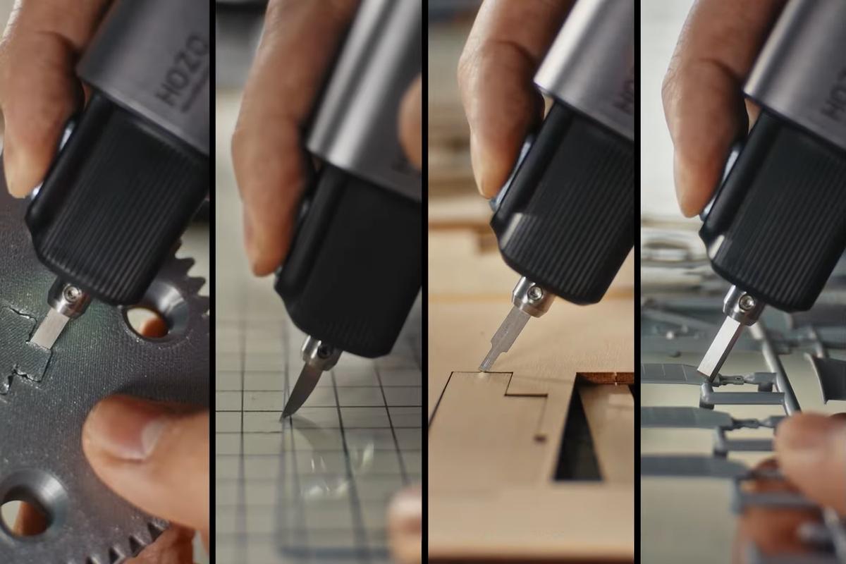 硬い素材の加工が自分でできる。超音波カッターは工作や3Dプリントにもっておくべき1本かも