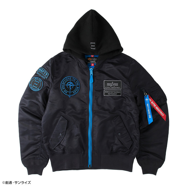 「ガンダム」ハサウェイ・ノア モデルの新作フライトジャケットが登場！アクリルスタンドがもらえるキャンペーンも♪