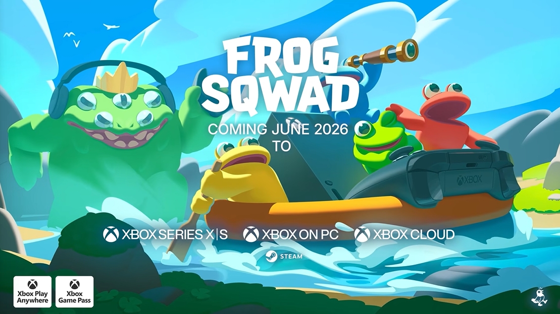 カエルとなって王に餌を献上しよう。じゃなきゃおまえが餌ケロ。最大8人で遊べるドタバタ系アクション「Frog Sqwad」，2026年6月発売