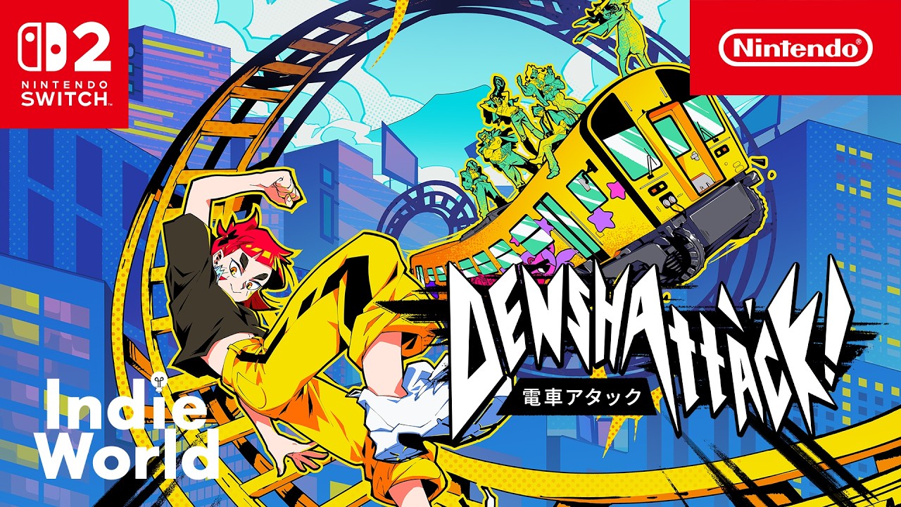 ディストピア日本を舞台に，電車でトリックを決める。「Denshattack！」のNintendo Switch 2版は2026年6月18日に配信。体験版も配信中