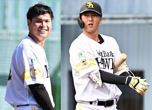 笹川吉康と秋広優人がオープン戦でアベック弾 ともに会心の一発
