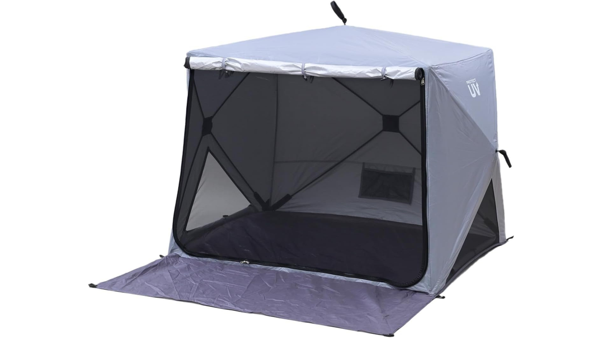 約30秒で撤収!? 設営ストレスをとことん無くした山善のサンシェードはアウトドアの必需品