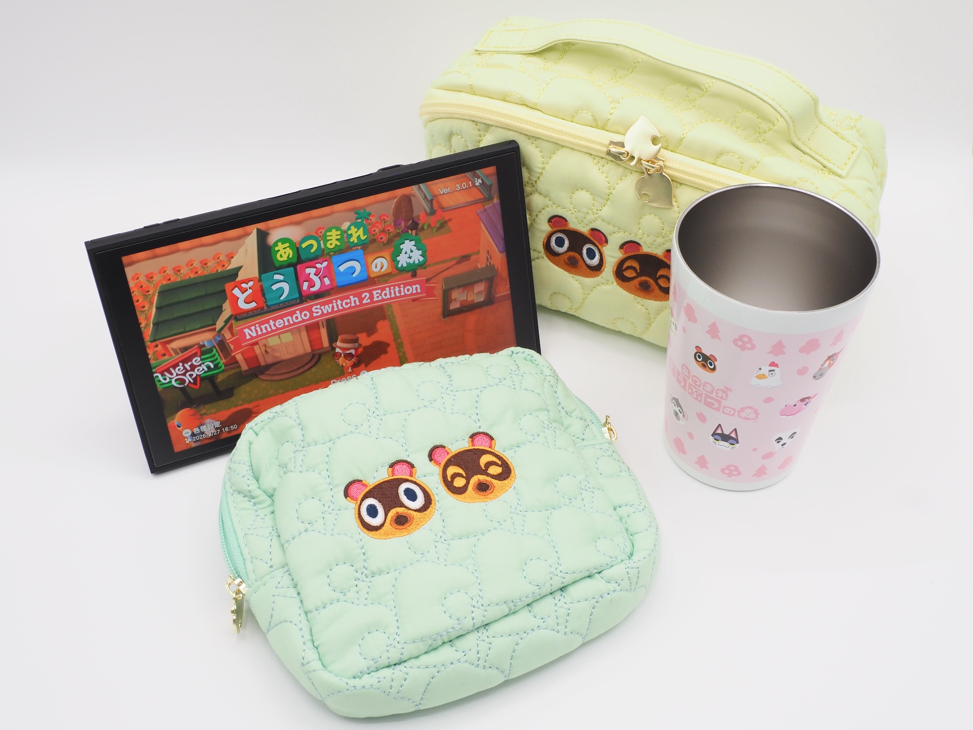 まめきちとつぶきちのポーチが可愛い！ 宝島社「どうぶつの森 ブランドムック」先行フォトレポート本日3月31日発売！ 桜モチーフのタンブラーも登場