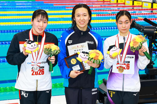 【競泳】昨夏のOWS世界女王・梶本一花「とにかく『耐えろ』と」女子1500ｍ自由形Ｖ２