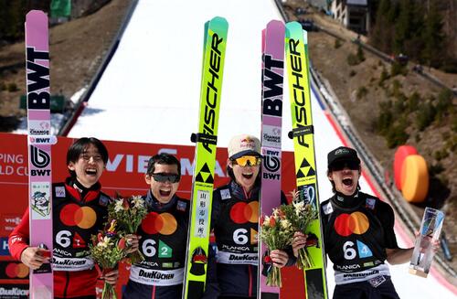 【ジャンプ】W杯男子団体で日本２位　大ジャンプの中村直幹「2本ともパーフェクトに近かった」