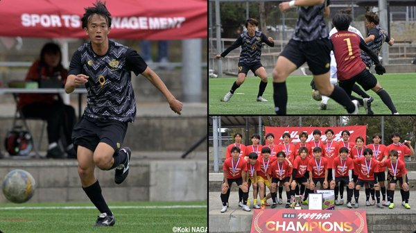 [ゲキサカ杯]中学まではドイツ、早実時代はU-21代表FW久米の控え…早稲田理工FW地頭所大和が日本一引き寄せる先制弾「りこさに入ってよかった」