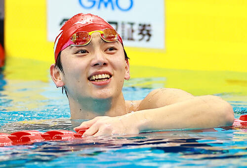 【競泳】元二刀流スイマー光永翔音が50mバタＶ「僕の分まで」センバツ出場の弟にエール