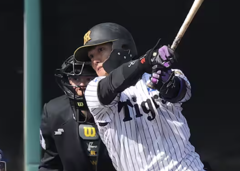 4番起用の西純矢さん、またしても安打　ファーム16打数5安打