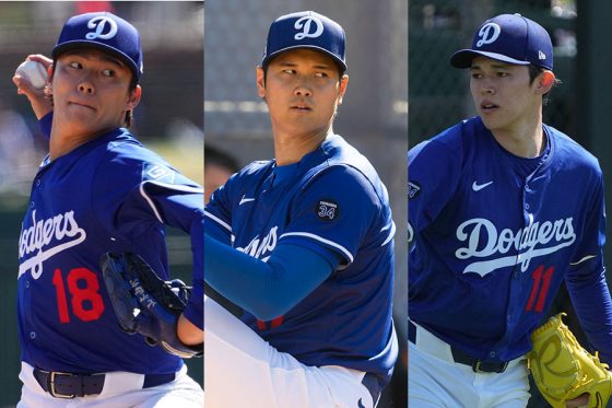 ドジャース、開幕ロースター26選手を発表 山本由伸、佐々木朗希も
