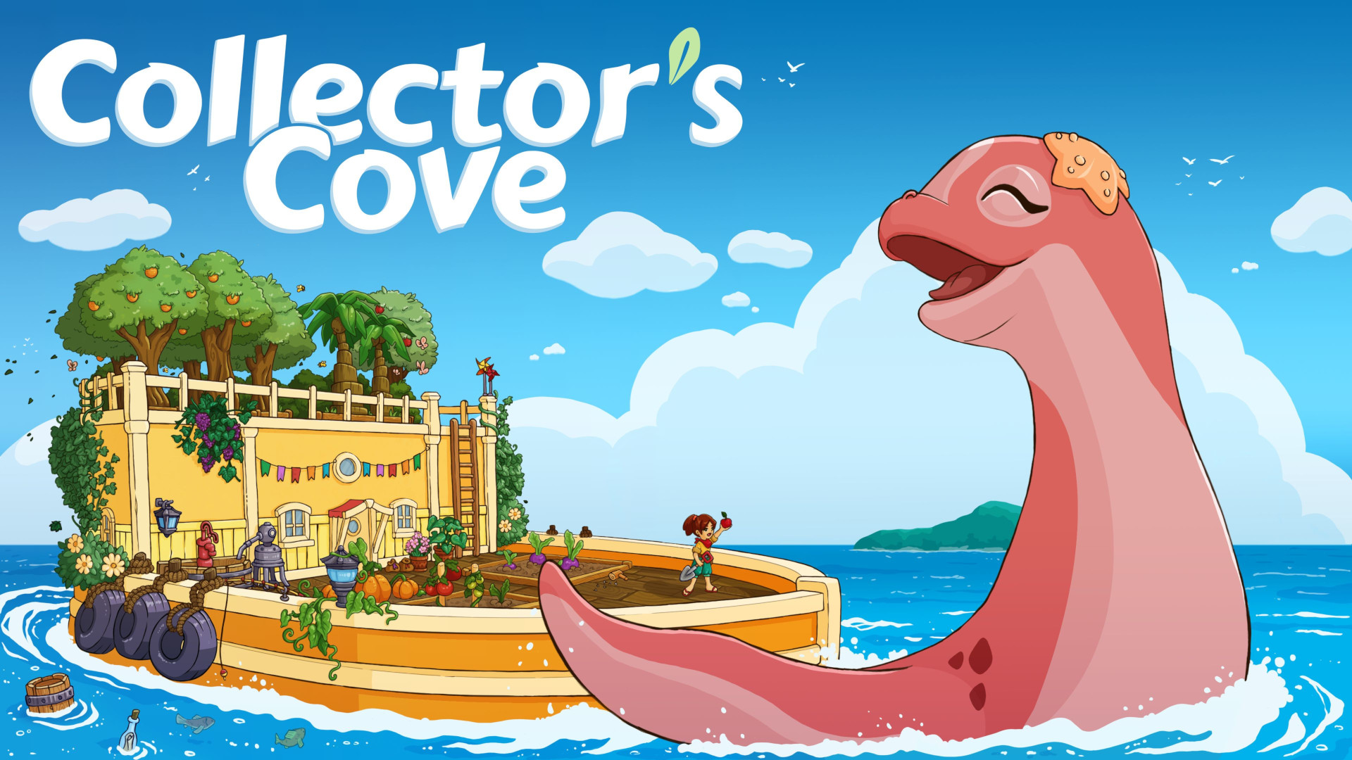 恐竜と旅する甲板農場ADV「Collector’s Cove」，PC/PS5/Switch版を発売。珍しい作物や魚を見つけて，コレクションを完成させていく