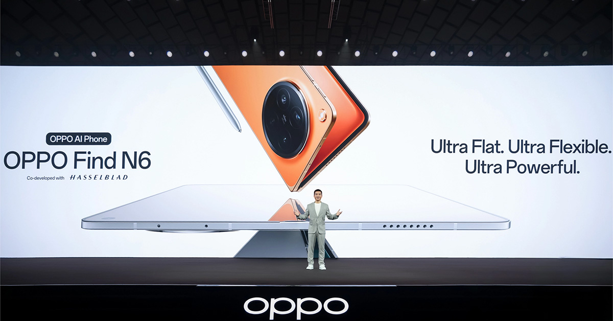 [ITmedia News] 折り目ほぼゼロ、OPPOから新折りたたみスマホ「Find N6」グローバル発表