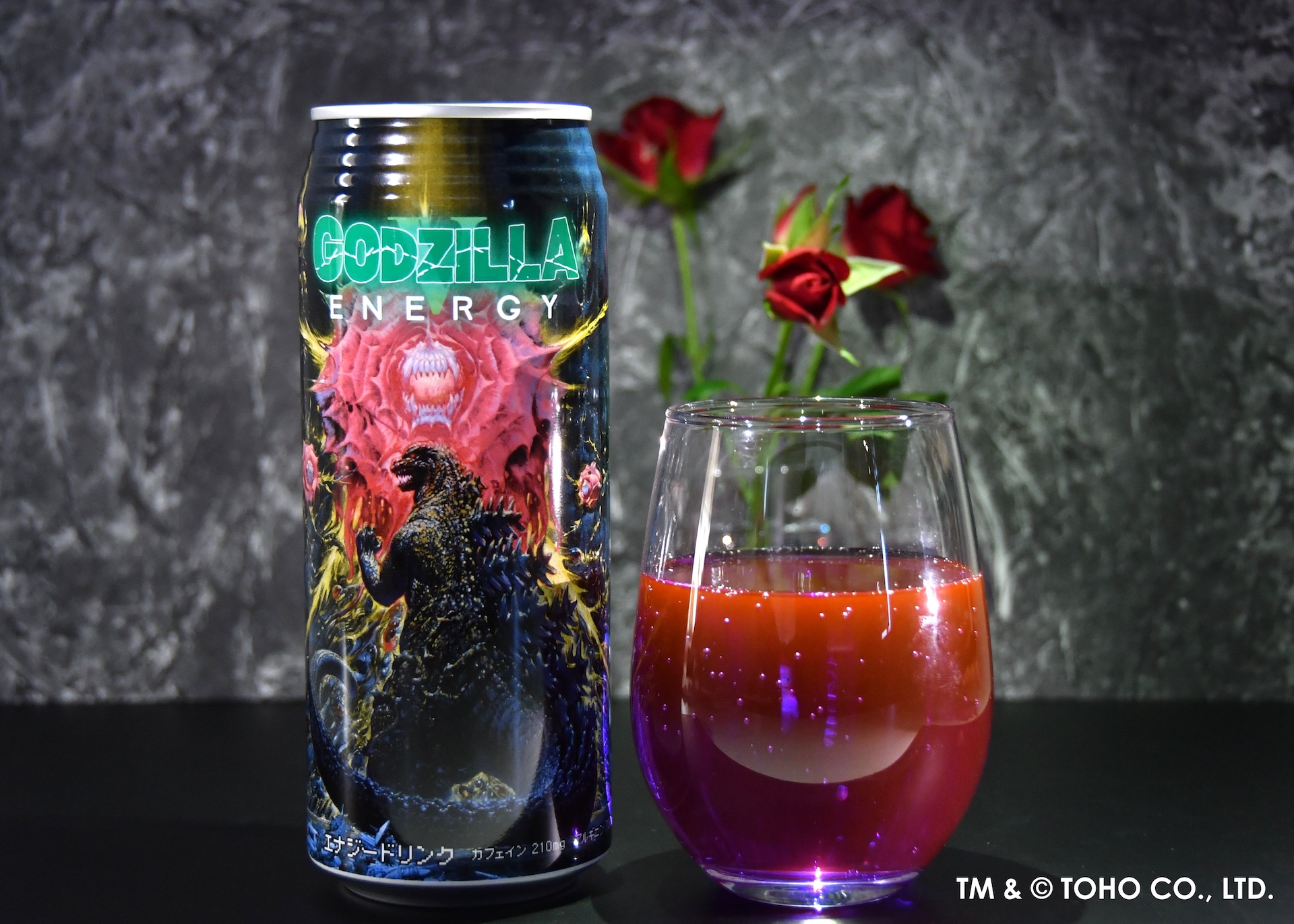 ゴジラのエナジードリンク第5弾「GODZILLA ENERGY Ⅴ」、4月20日発売パッケージは「ゴジラVSビオランテ」のポスターデザイン
