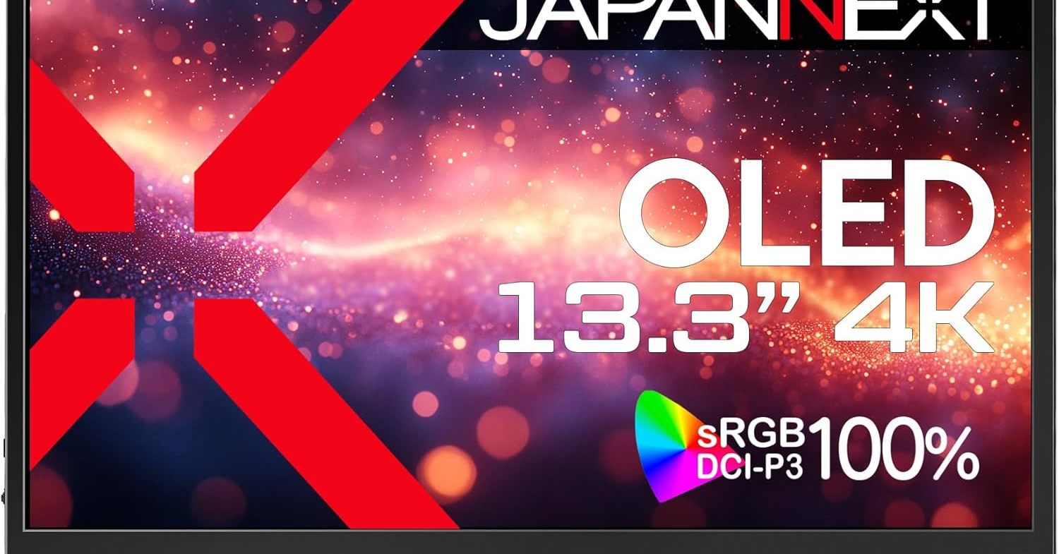 [ITmedia PC USER] 4K有機ELのモバイルディスプレイ「JAPANNEXT JN-MD-OLED1331UHDR」がセールで2万6586円に
