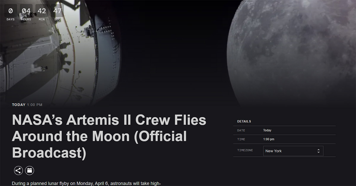 [ITmedia News] NASA、7日午前2時から月接近ライブ配信　YouTube、Netflix、NASA+などで視聴可能