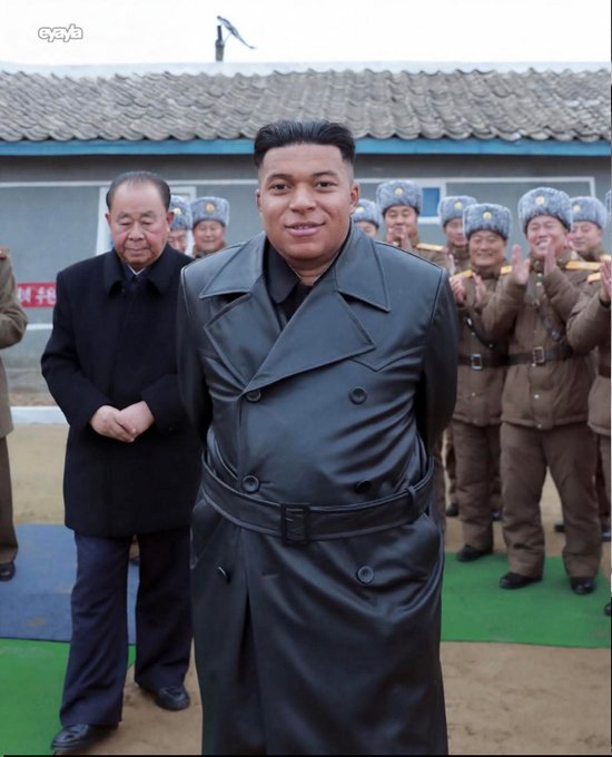 【画像】海外で話題の独裁者ムバッペコラｗｗｗ