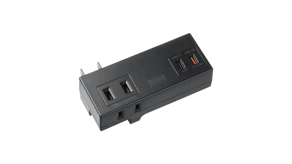 この小ささで「電源タップ」と「33W充電器」の2in1。MacBook Neoユーザー要注目の1台