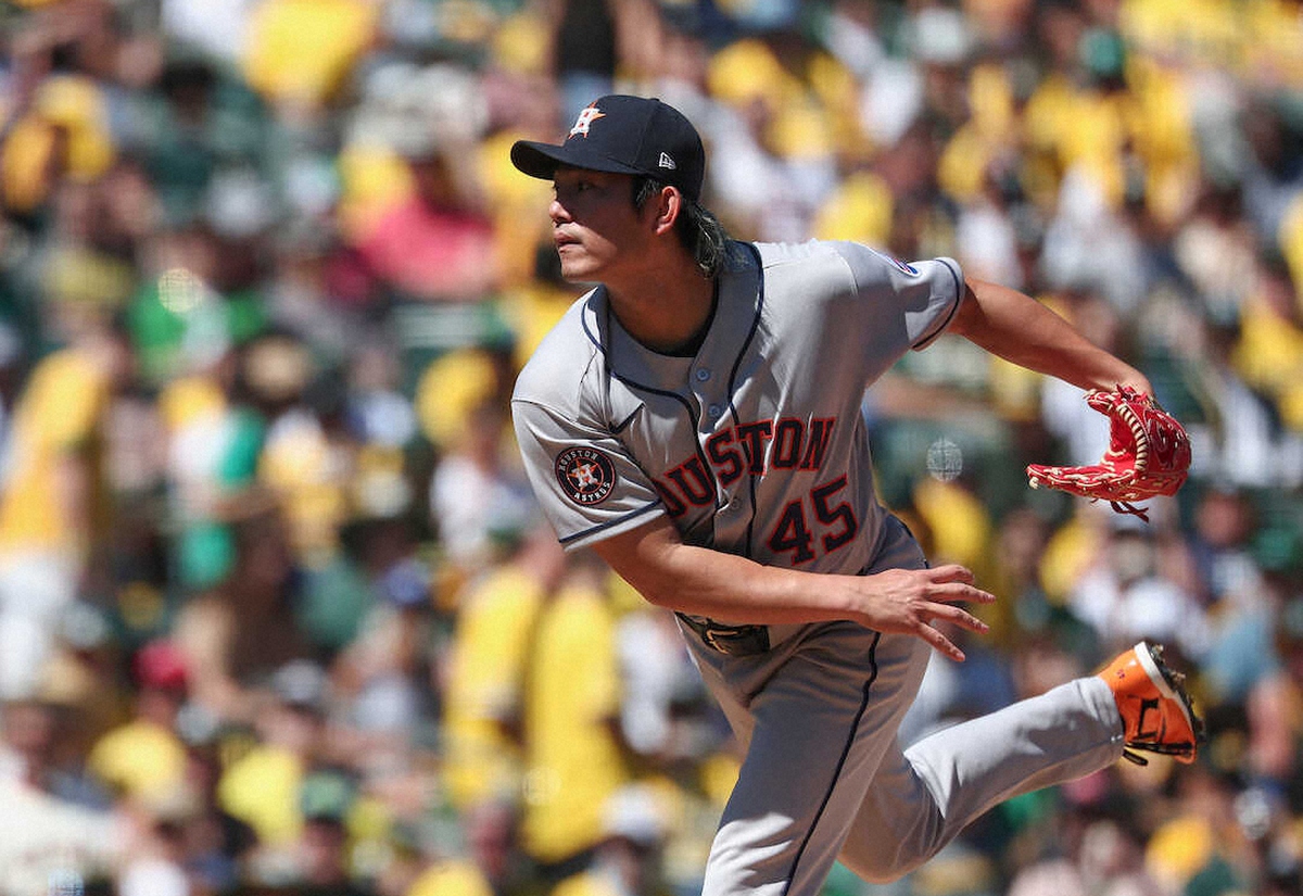 アストロズの今井達也がメジャー初勝利 2度目の登板で毎回9三振奪う快投