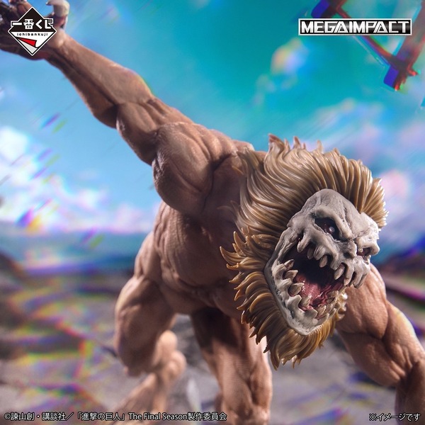 「進撃の巨人」リアルすぎて怖い鎧の巨人や顎の巨人のフィギュアが当たる！ リヴァイのフィギュア、巨人ヘッドマグネットなどもラインナップ【一番くじ】