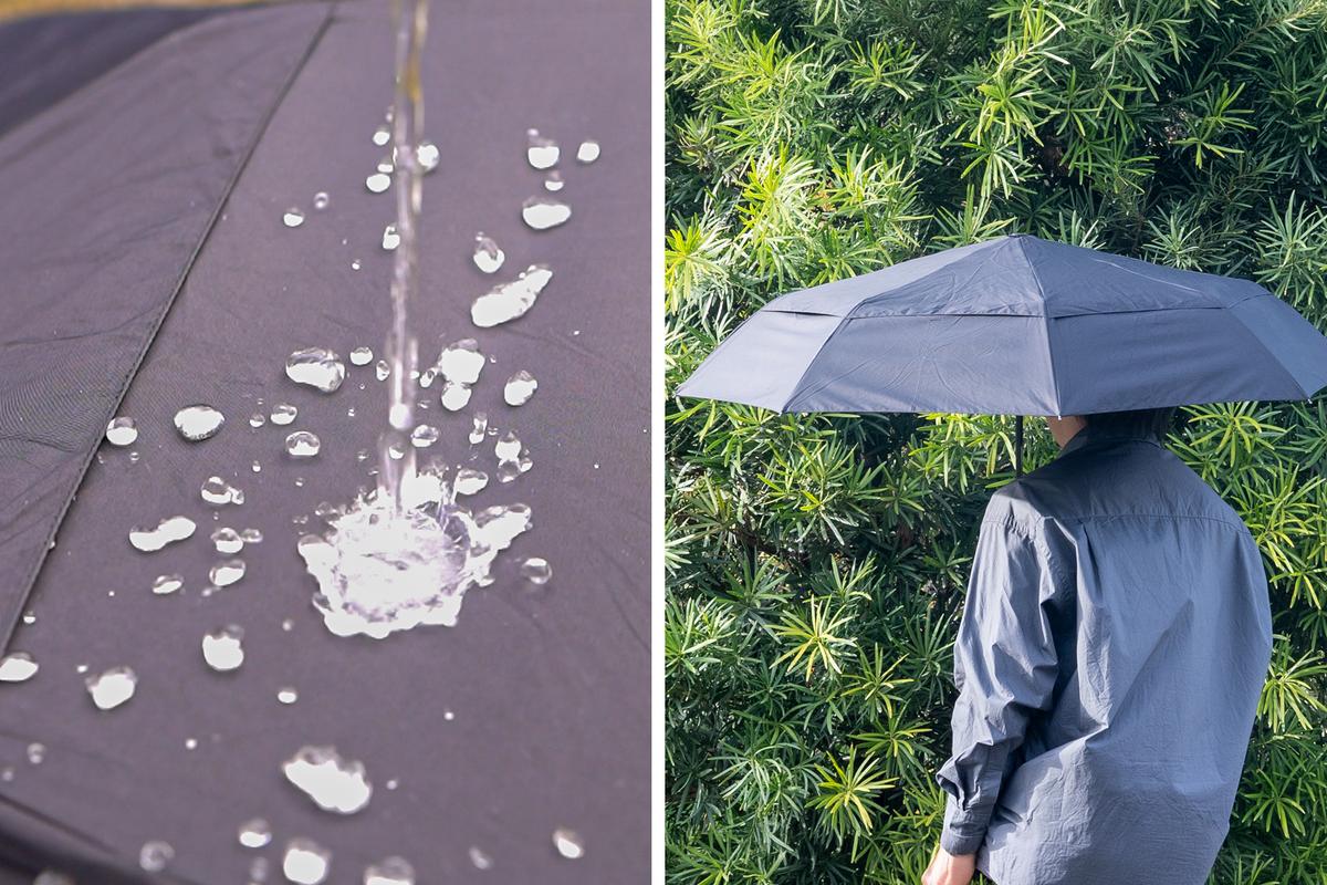 梅雨も快適に過ごせそう！ 圧倒的撥水力の傘なら乾かす手間も減らせました