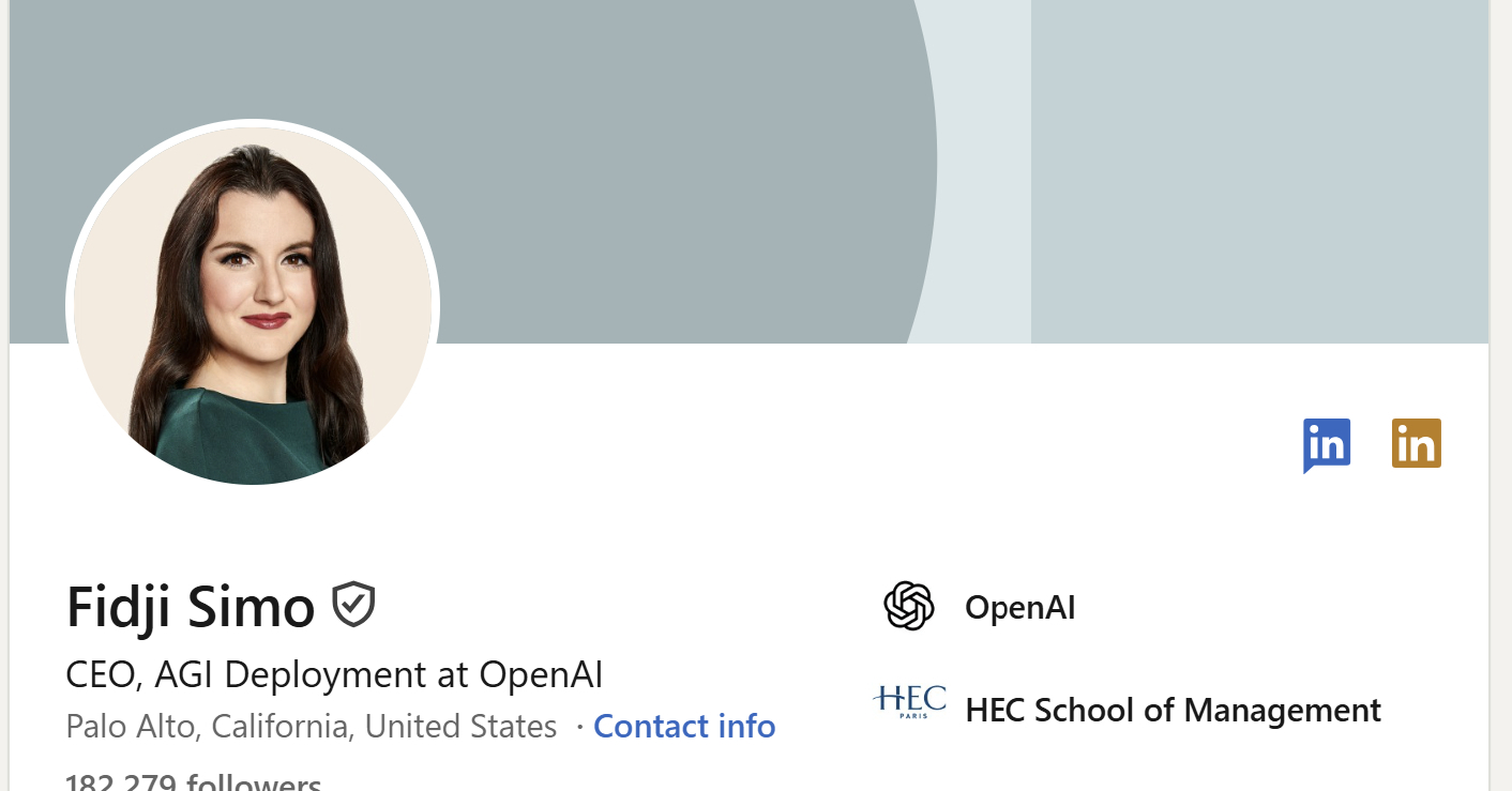 [ITmedia News] OpenAIの“AGI担当CEO”シモ氏が療養休職　ライトキャップCOOが“特別プロジェクト”担当に