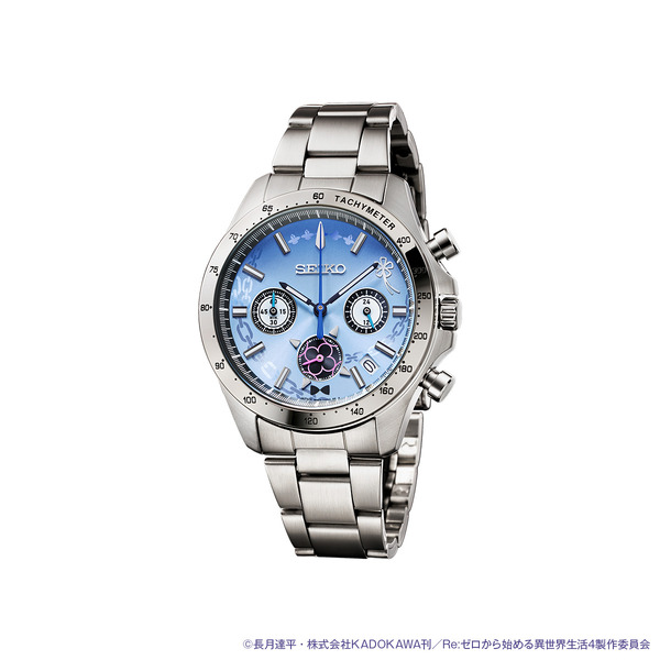 レムのモーニングスター、エミリアの結晶石がオシャレ♪ 「Re:ゼロから始める異世界生活」レム＆エミリアの魅力を凝縮したイメージ腕時計が登場