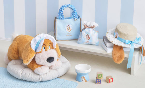 「ディズニー」ピーター・パンに登場するナナの愛らしさ全開♪ フリルやリボンいっぱい！水色×白の爽やかなアイテムが登場