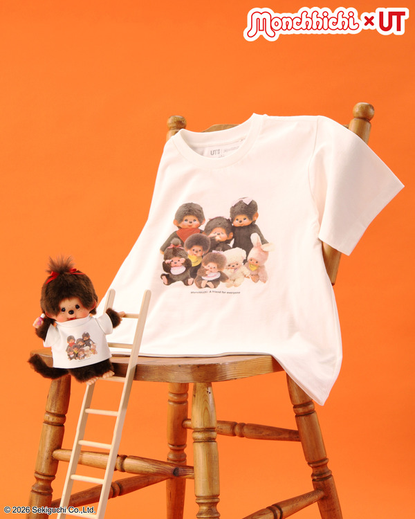 モンチッチとお揃いコーデを楽しもう！ ユニクロUTにモンチッチが初登場♪ レトロなプリントがキュートなモンチッチUTは5月1日より発売