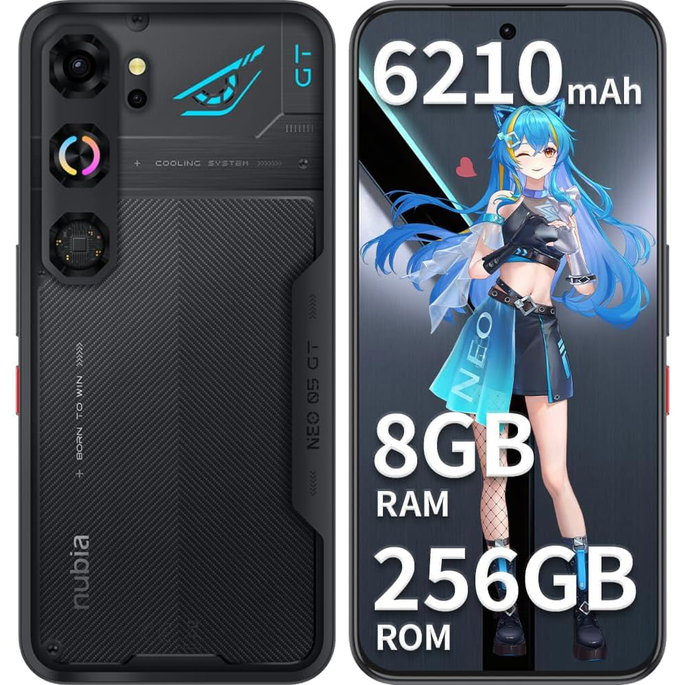 ショルダートリガーや冷却ファンを備えて5万2800円で買えるゲーミングスマートフォン「nubia Neo 5 GT」がZTEから