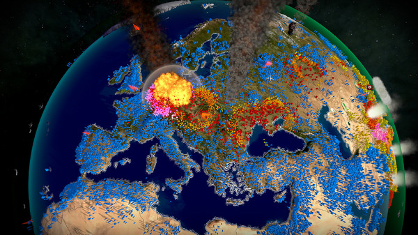 生き延びるあらゆる手段を阻止する人類滅亡シム『Extinction Day』Steamにてリリース。世界中に災害、疫病、戦争を展開