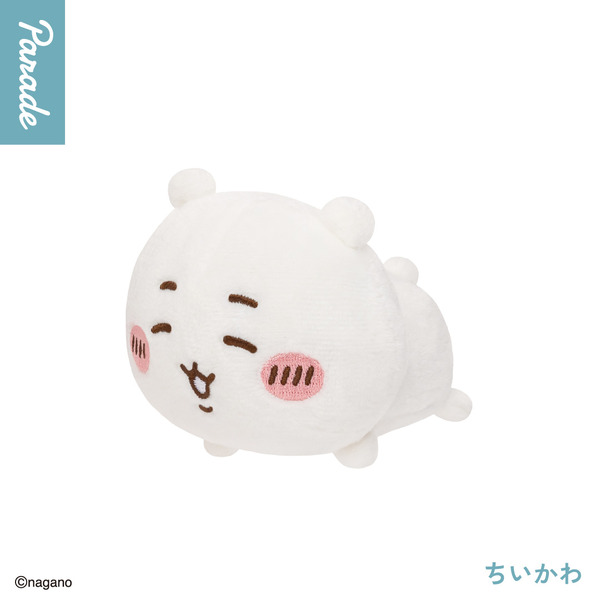 優しい笑顔のハチワレなど、どれも可愛い全5種！「ちいかわ」ねそべりぬいぐるみ第2弾がカプセルトイ売り場にて発売
