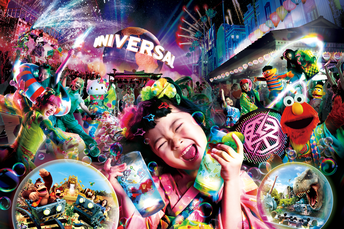 USJの夏の夜が一新「ユニバーサル・サマー・マツリ・ナイト ～ネオン・グロウアップ～」7月1日より開催。お得なチケットも用意