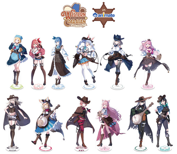 「ホロライブ」星街すいせい、さくらみこたちが西洋風衣装で登場！ 「ウエスタン」と「キャラバン」をテーマにした描き起こしイラストはファン必見！