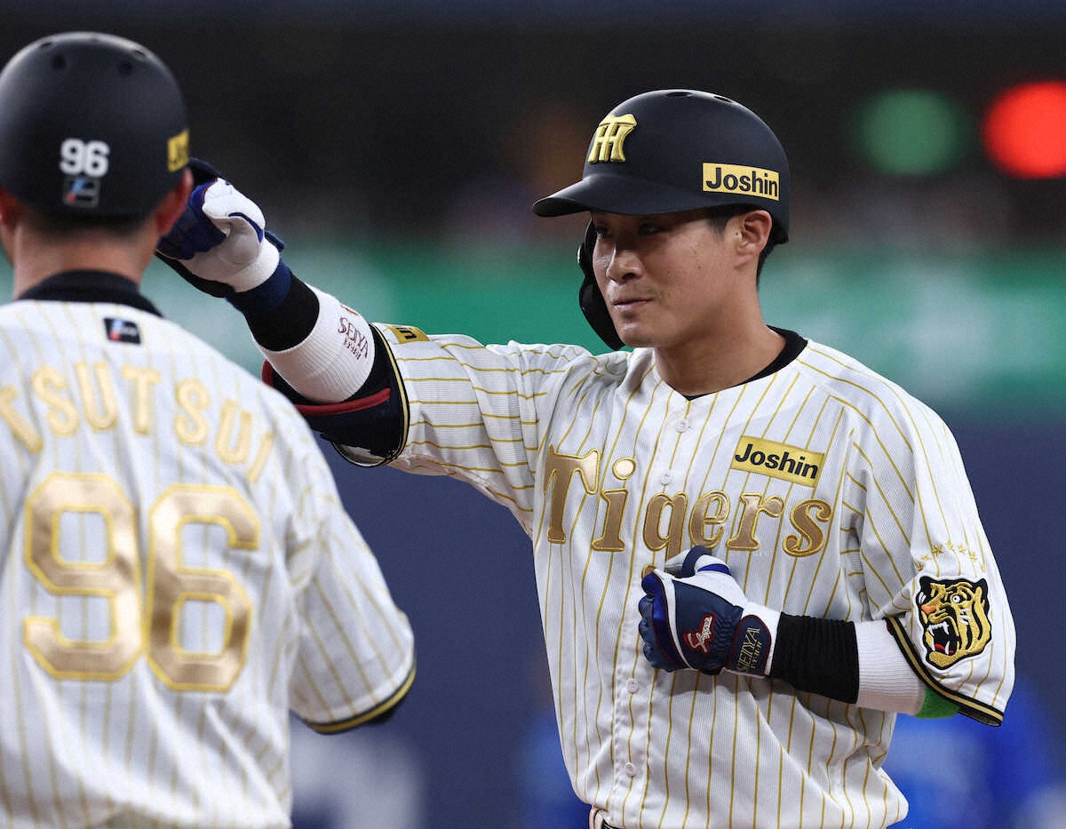 阪神・木浪聖也が今季初スタメン 阪神・原口文仁がチームで攻略