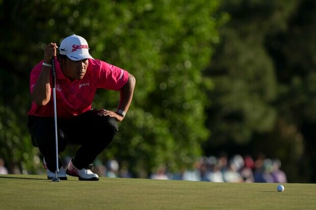 男子ゴルフの今季メジャー初戦 松山英樹は首位と10打差の16位