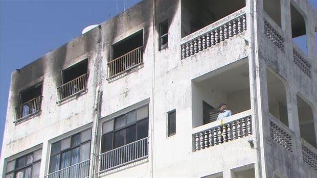 沖縄の暴力団事務所で火事 見つかった遺体は「旭琉会」の会長と判明