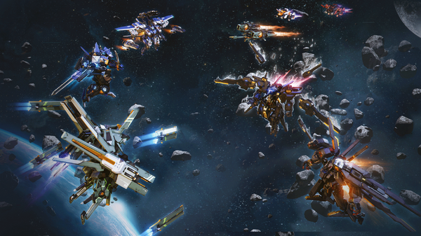 “可変メカ”を強化して敵を殲滅せよ！3×3のグリッド上で激戦を繰り広げるデッキ構築型ローグライク『エース戦略：メカノヴァ』Steamにて配信