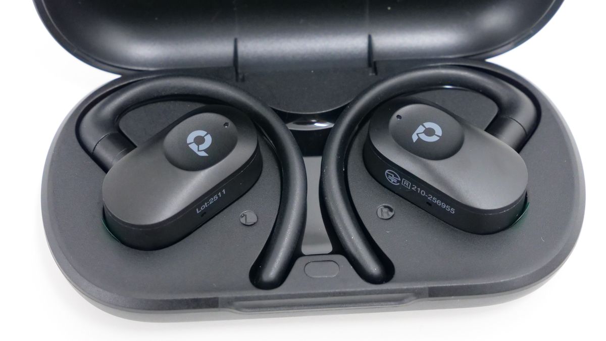 フックやスピーカーの位置が自由に調整可能＆気になる音漏れも心配無用なオープンイヤーBluetoothイヤホン「400-BTTWS7」