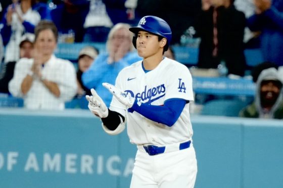 大谷翔平、イチロー氏超えの44試合連続出塁 右前打で日本人新記録