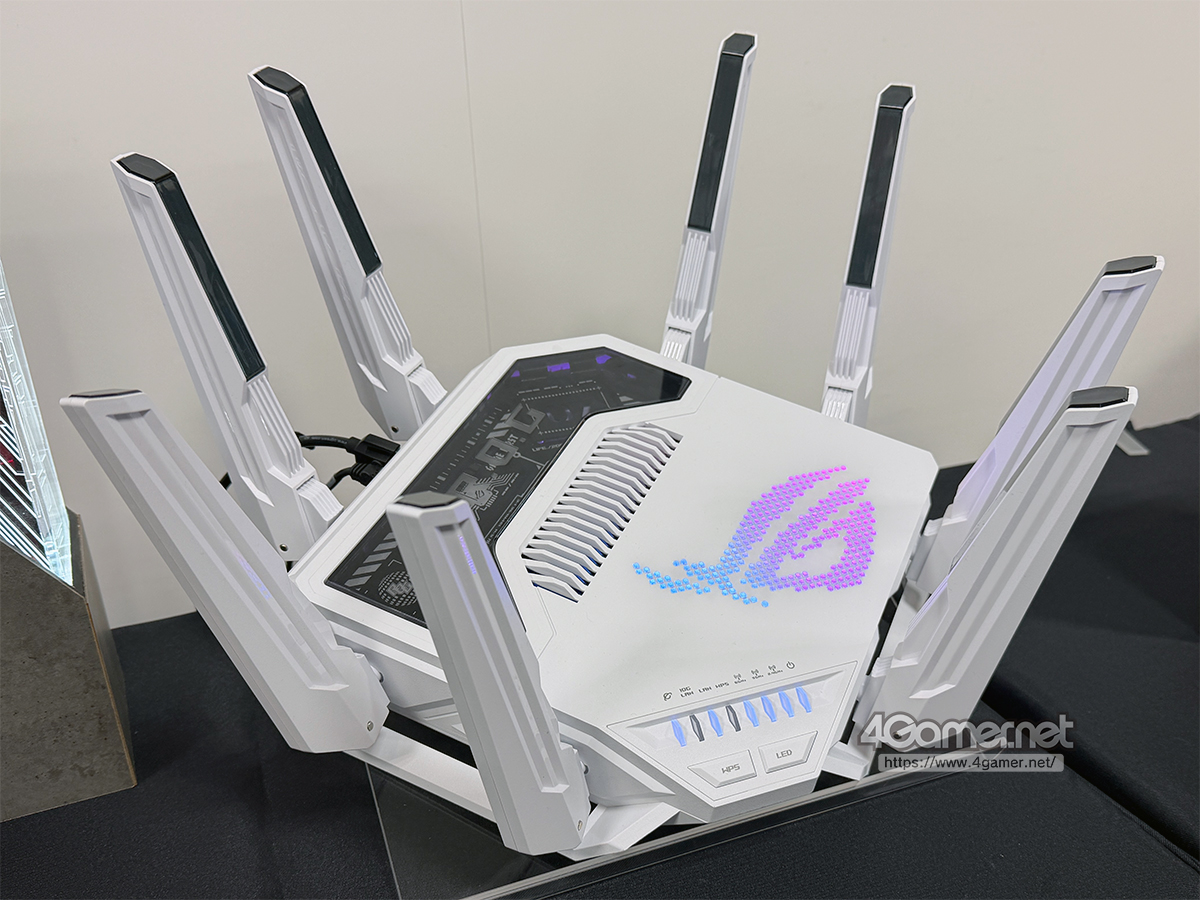 ルーターにもAIを搭載。Wi-Fi 7対応のゲーマー向け新型ルーターをASUSが披露
