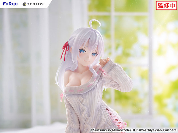 「ロシデレ」アーリャの大胆なニット姿をフィギュア化！はだけたニットから覗く胸元や太腿から伸びる滑らかな足のラインにドギマギ!?